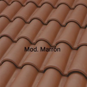 Teja Mixta Mod. Marron 43.9 x 26 cm